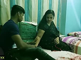 Desi Teen having ass-fuck sex at hand scorching mummy bhabhi! ! Indian real hurry flick